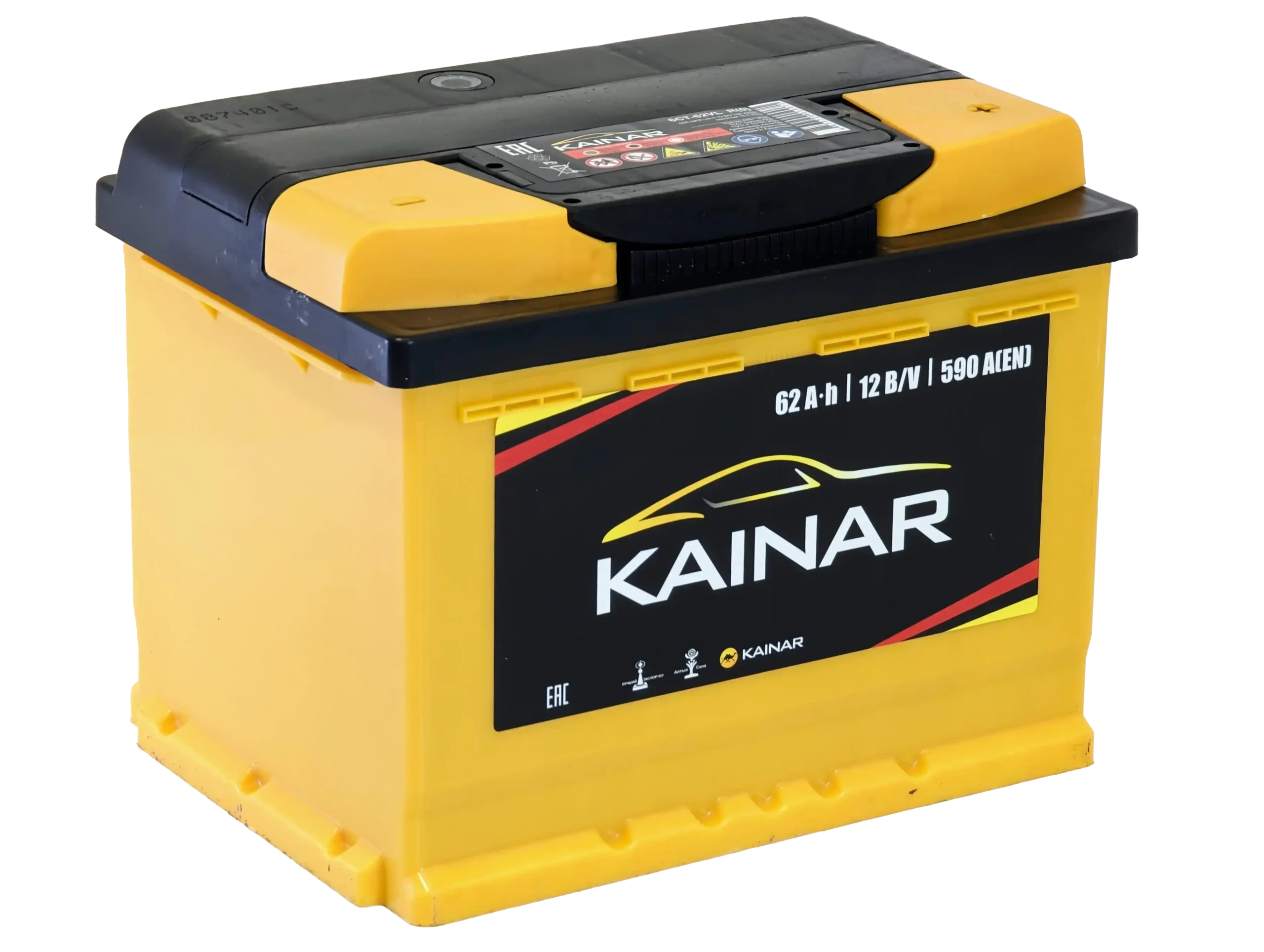 Kainar 62Ач, 580А Kainar 62Ач, 580А